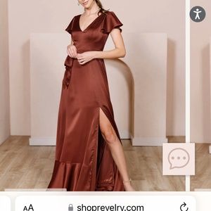 Revelry Thalia Satin Dress